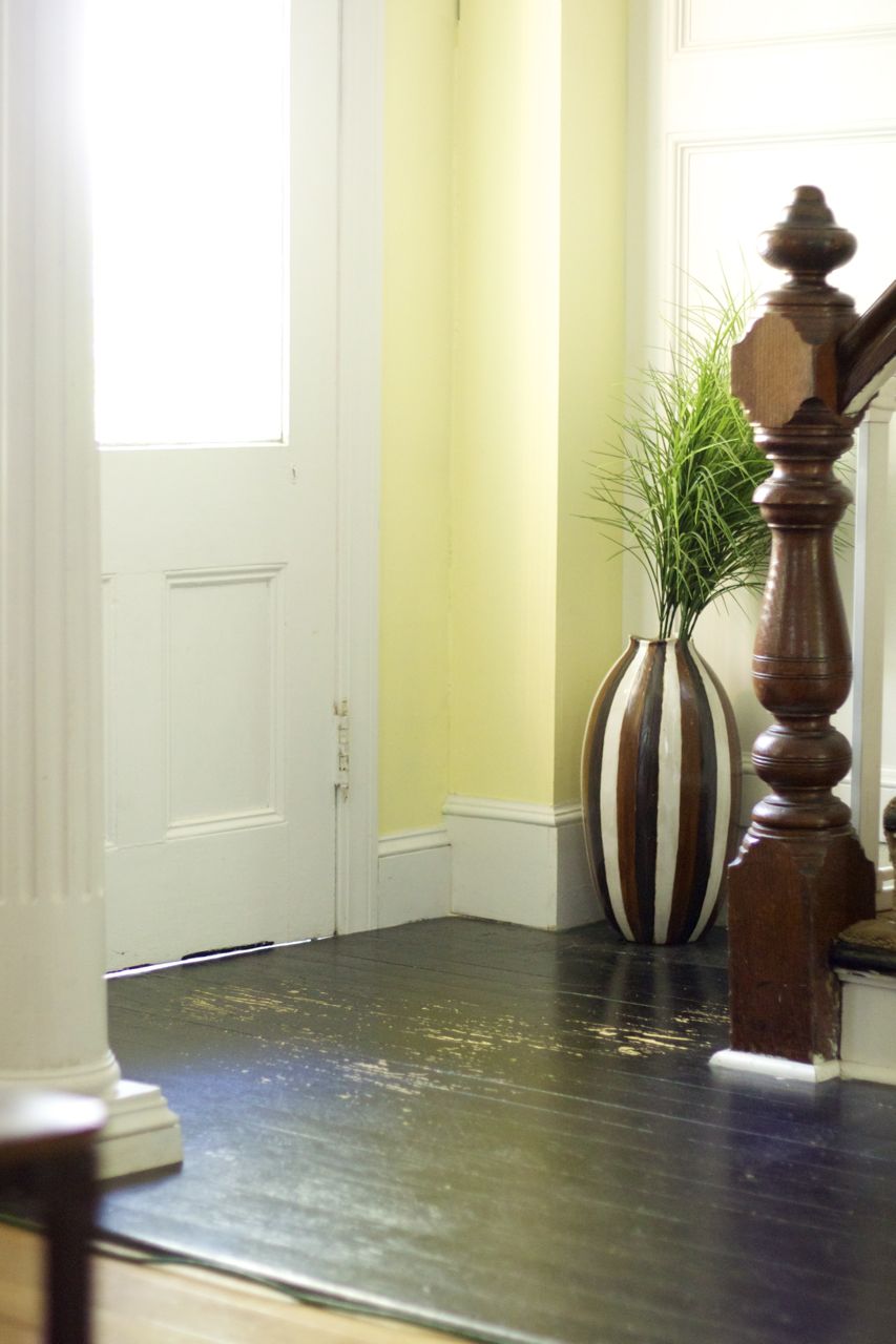 hallway before painting