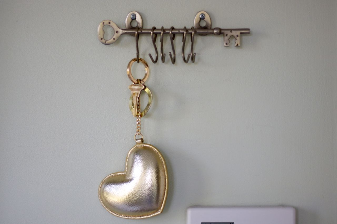 heart keychain
