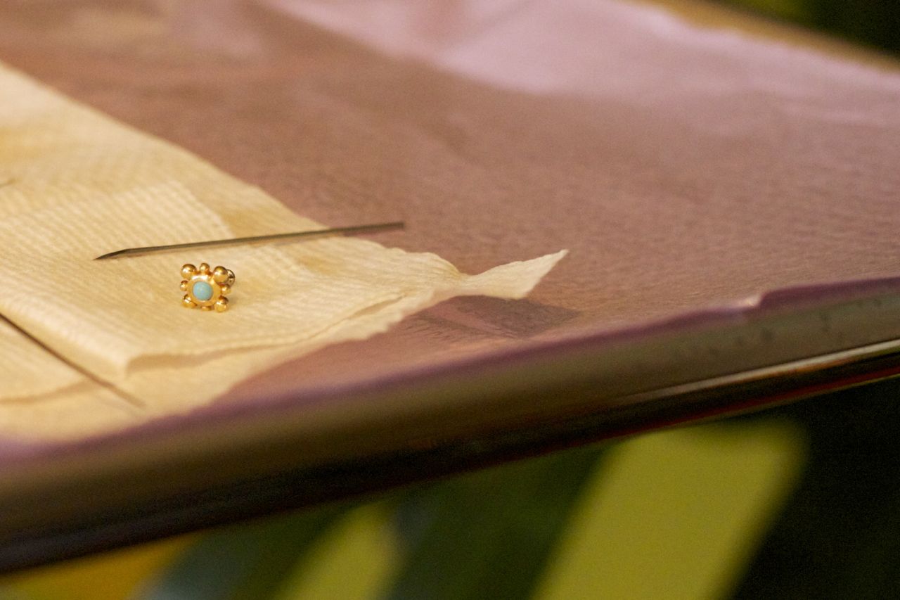 los angeles turquoise earring