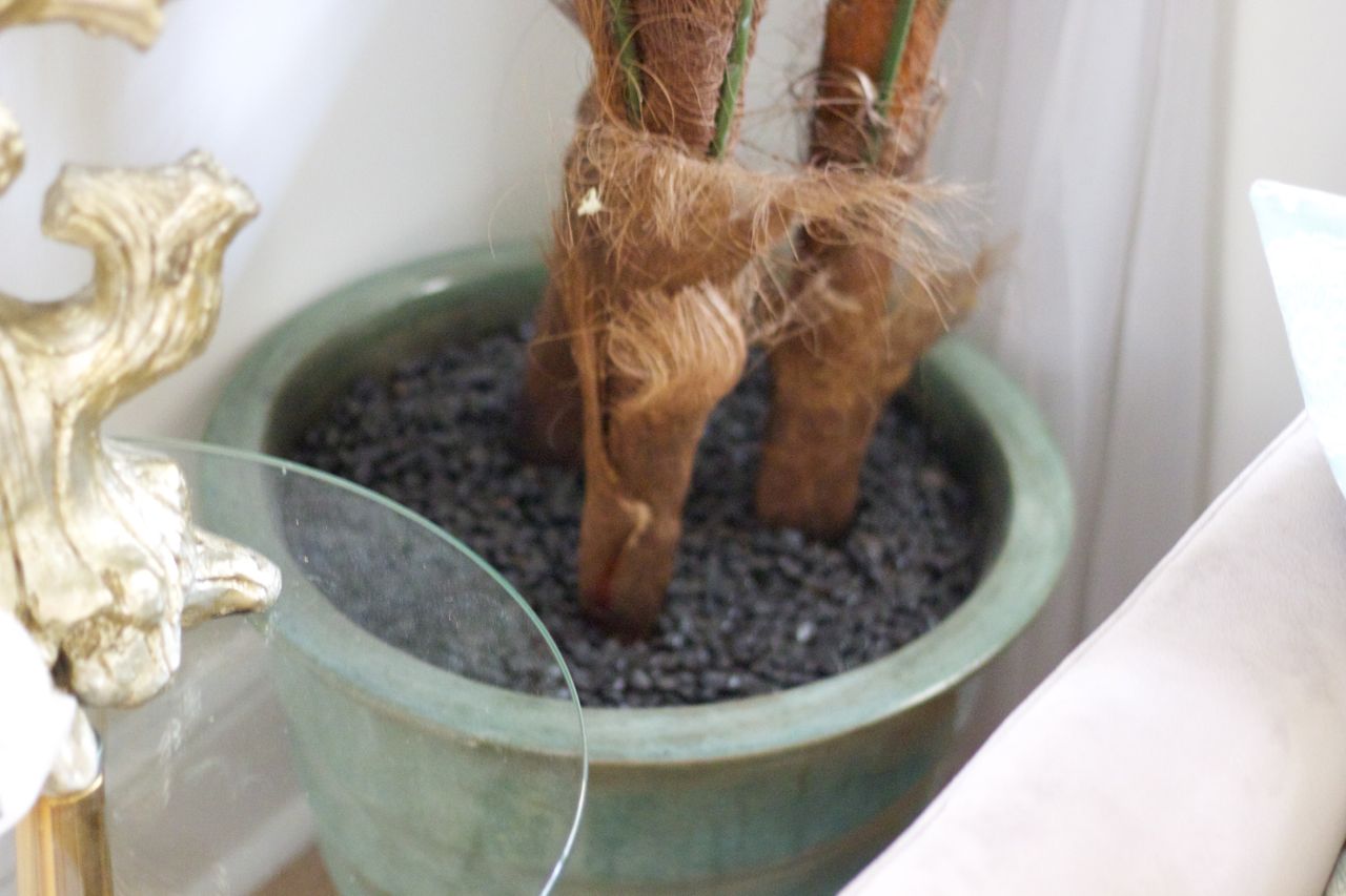 faux plant base