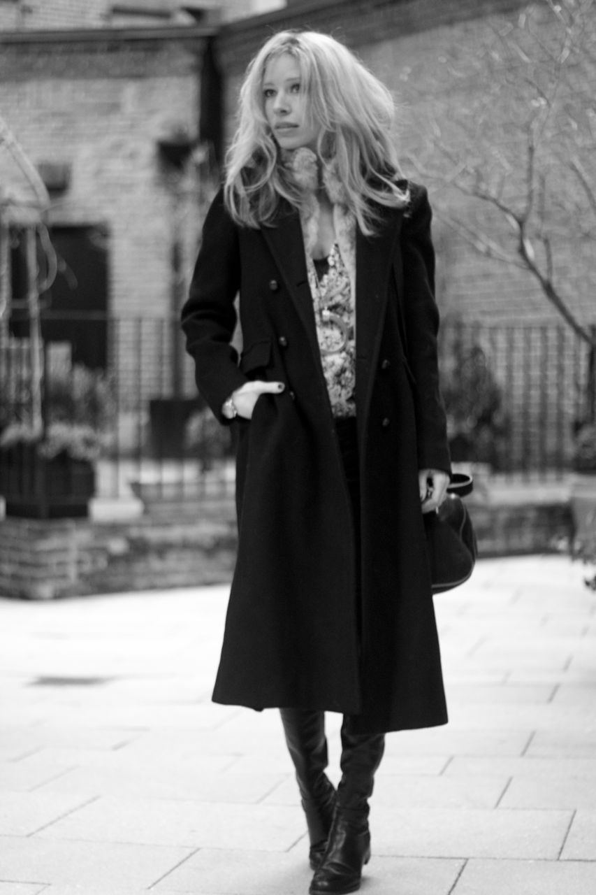 black coat