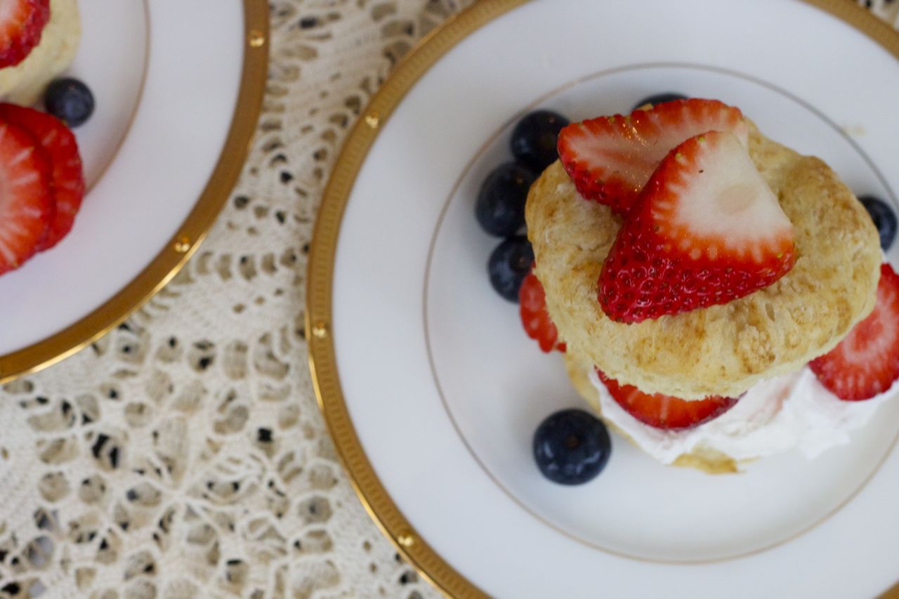 homemade strawberry shortcake