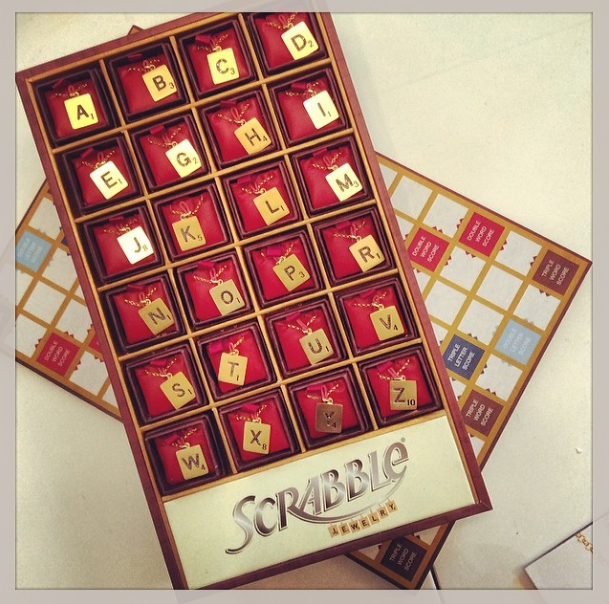 Scrabble Initial Necklace