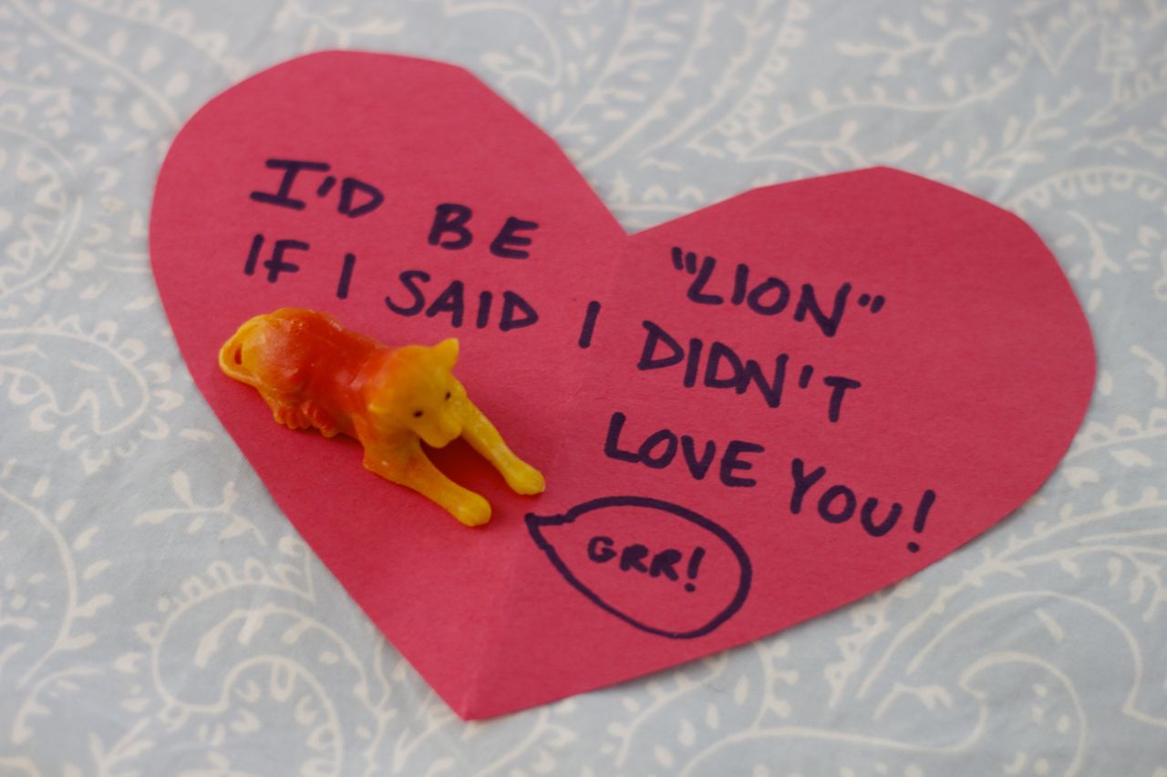 kid's valentine card