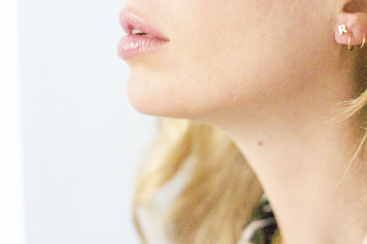 initial earring