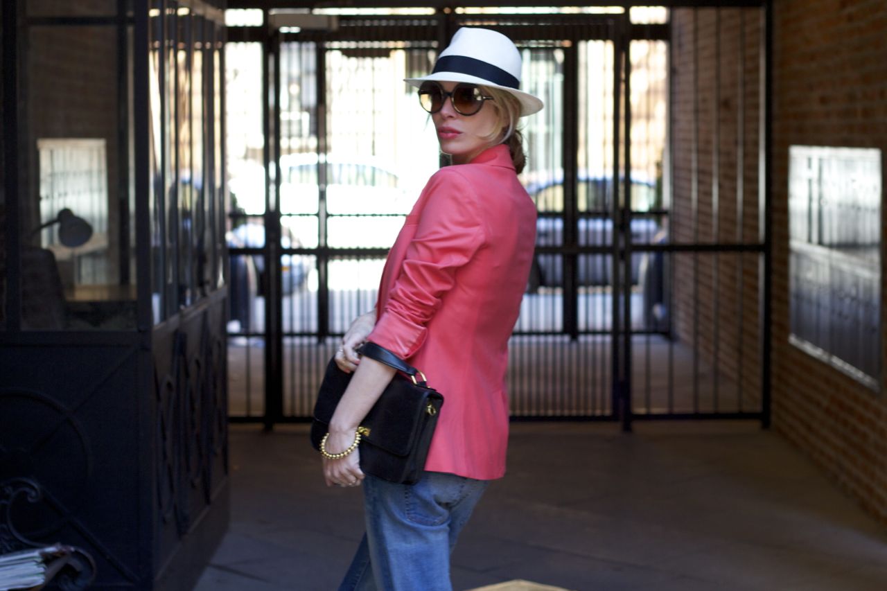 blazer and jeans