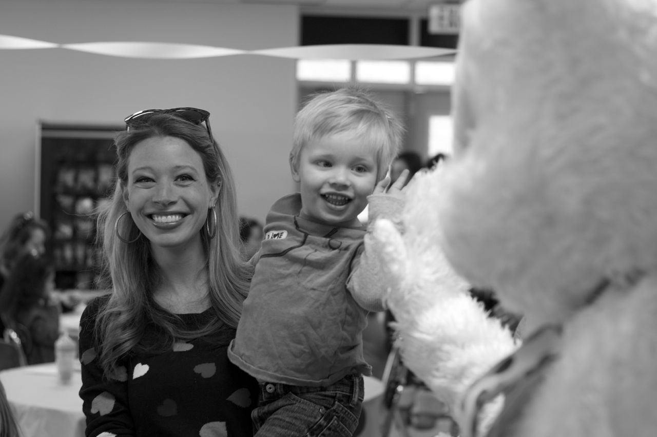 meeting easter bunny