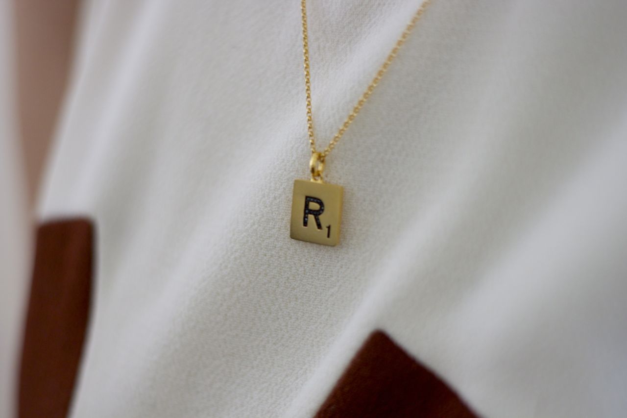scrabble necklace