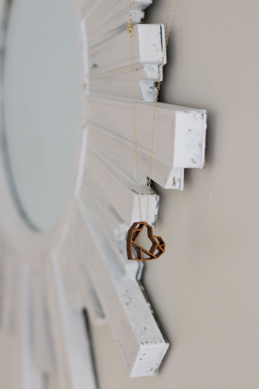 wood necklace