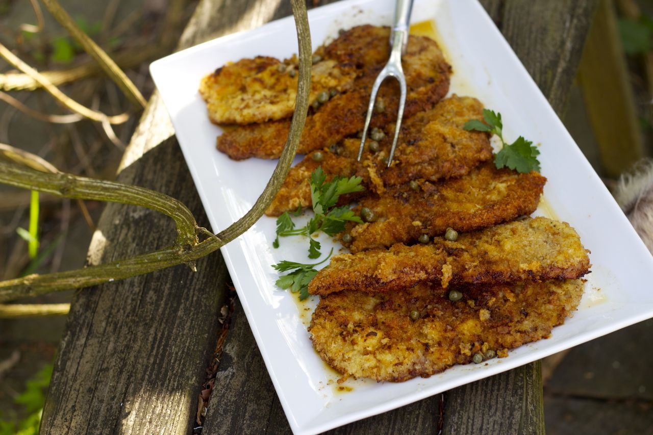 breaded veal