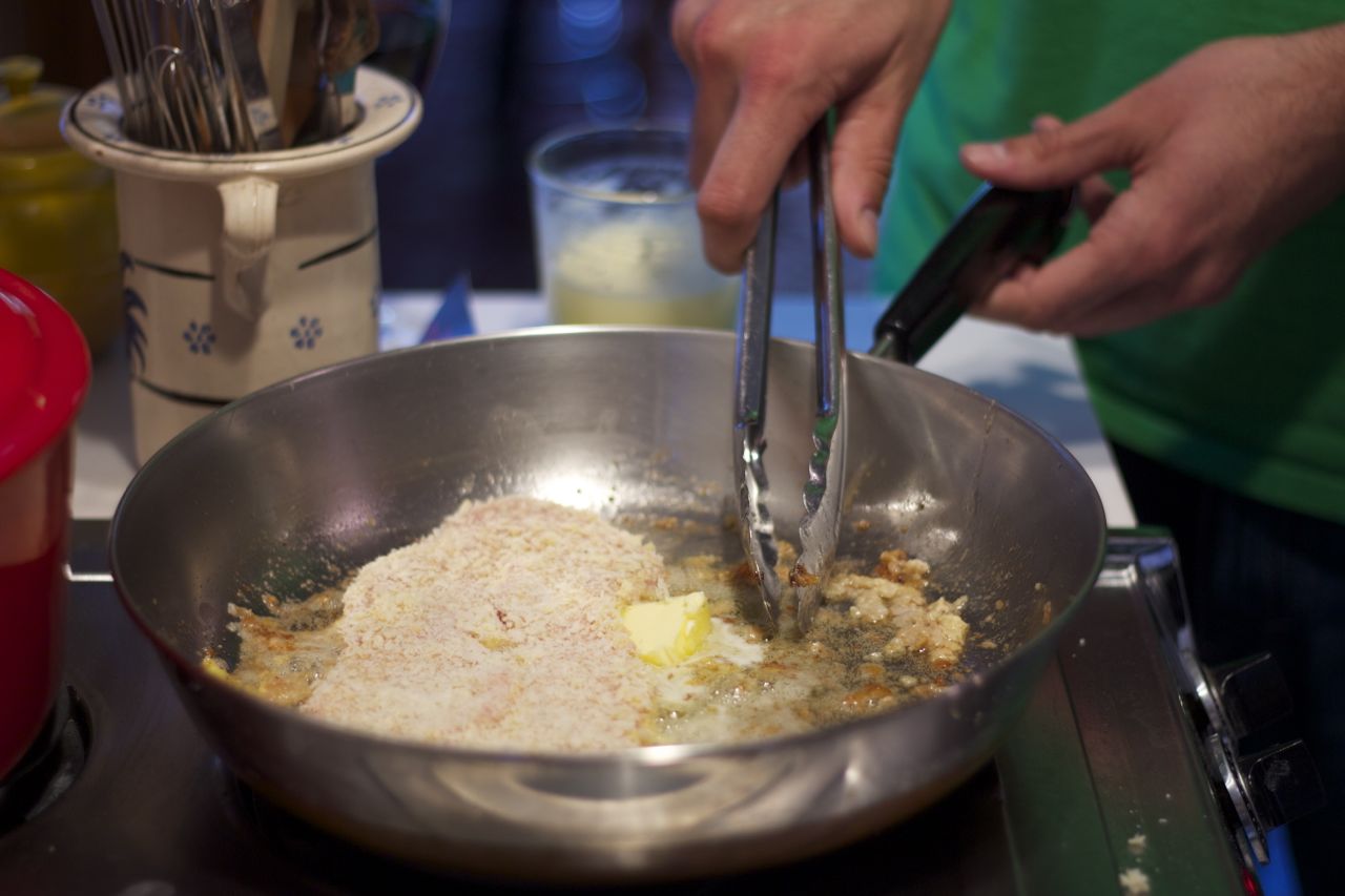 frying veal