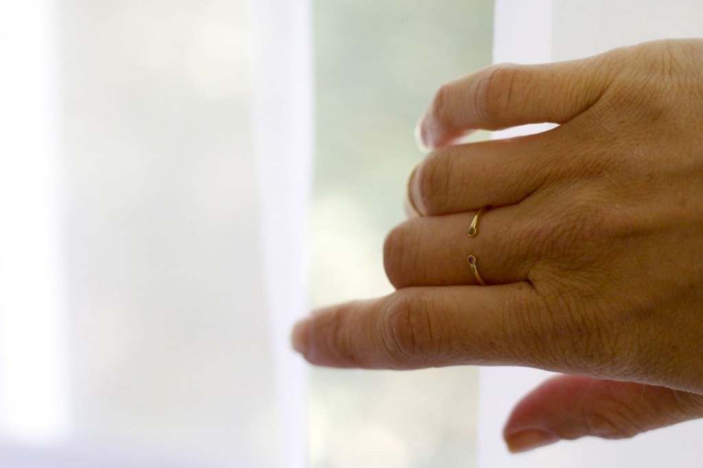 dual birthstone ring