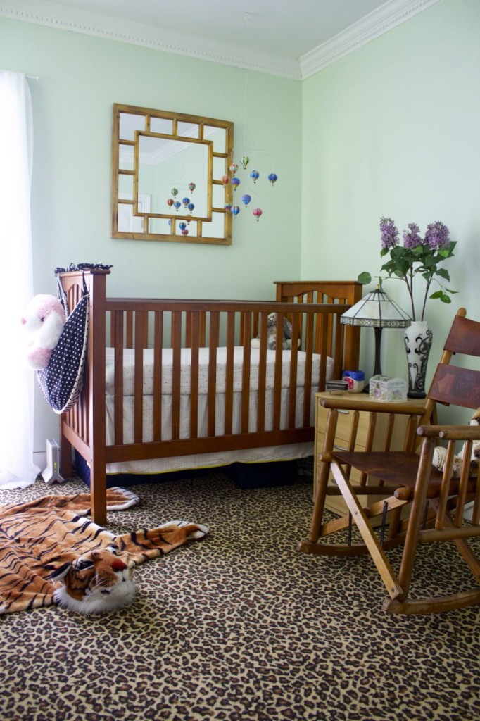 mint green nursery