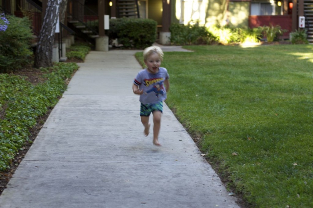 running