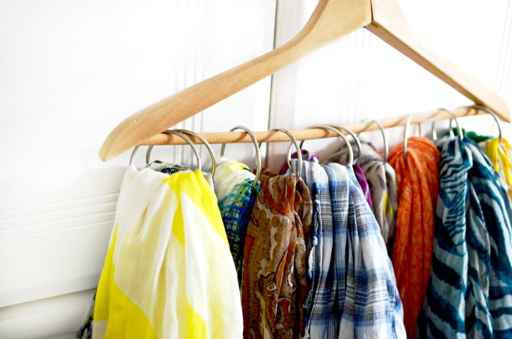 organizing scarves