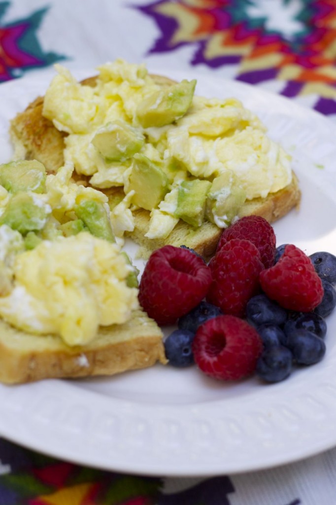 egg avocado toast