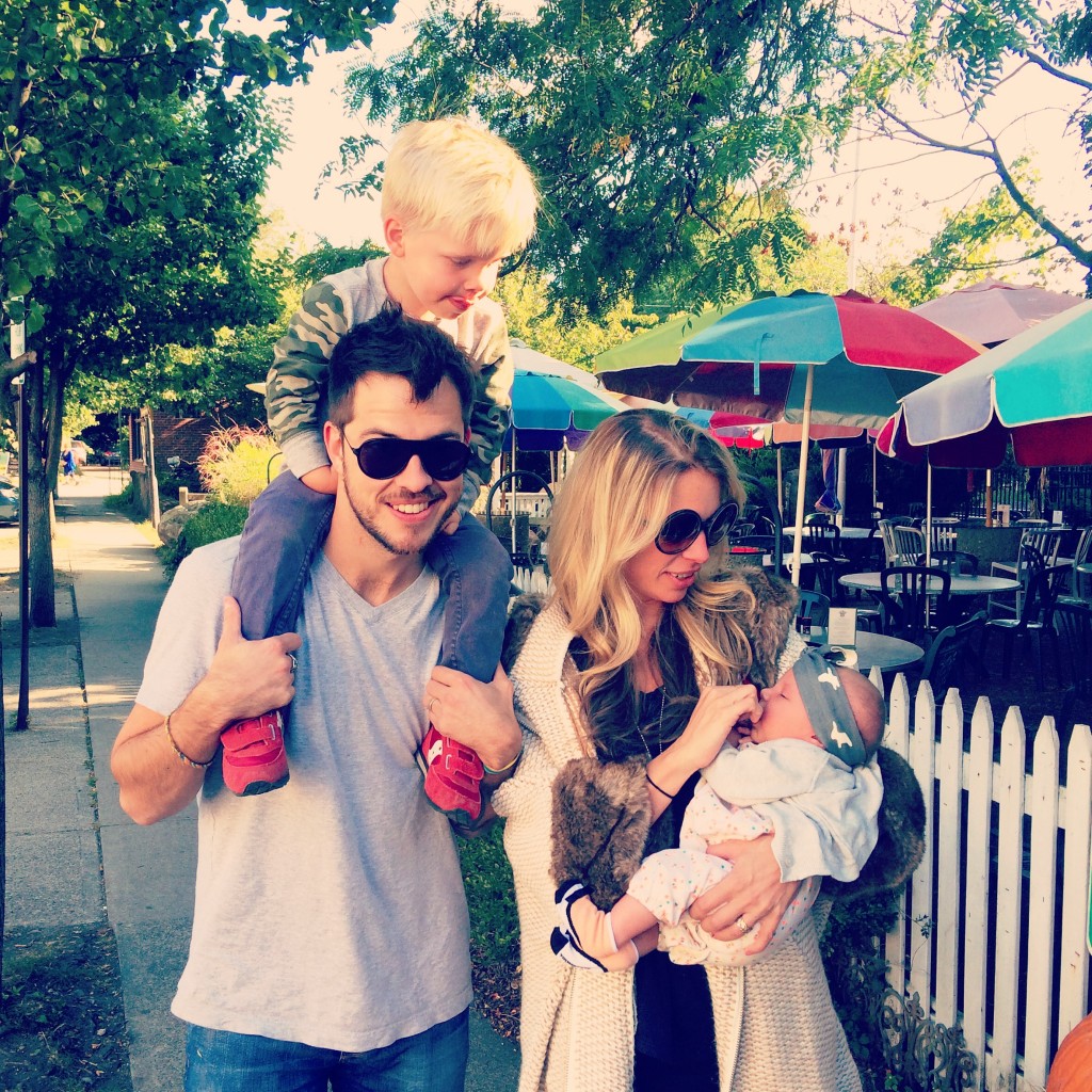 Family photo attempt outside the Cold Spring Depot