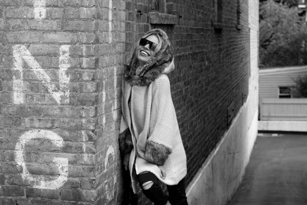 faux fur hood