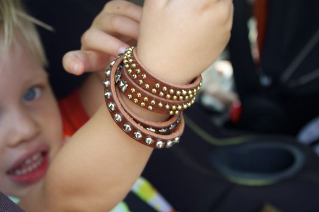 leather bracelet