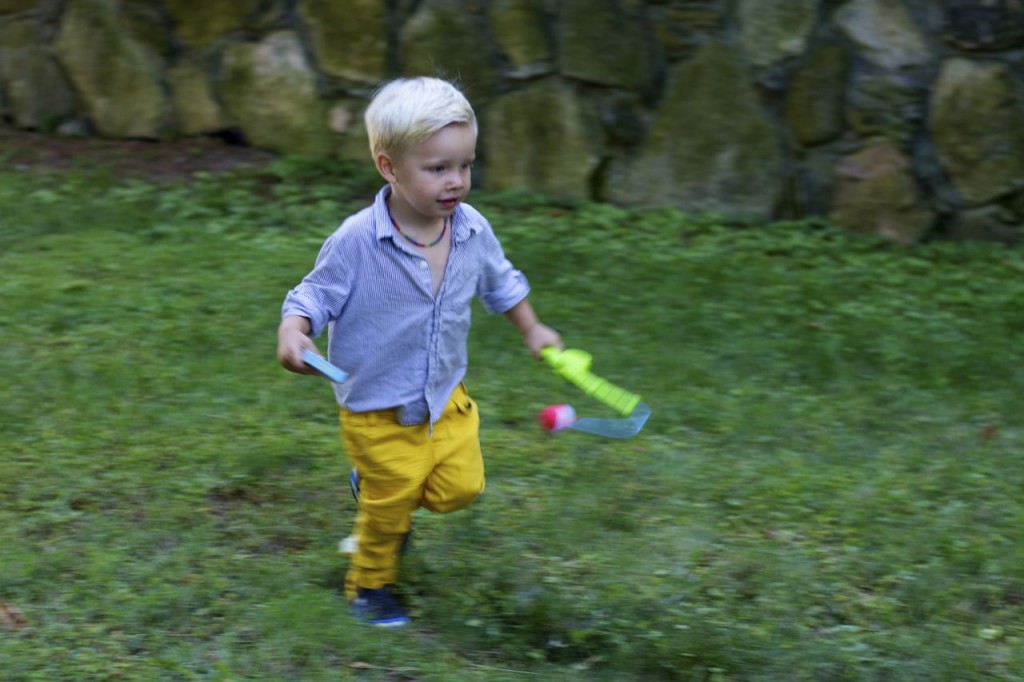 running