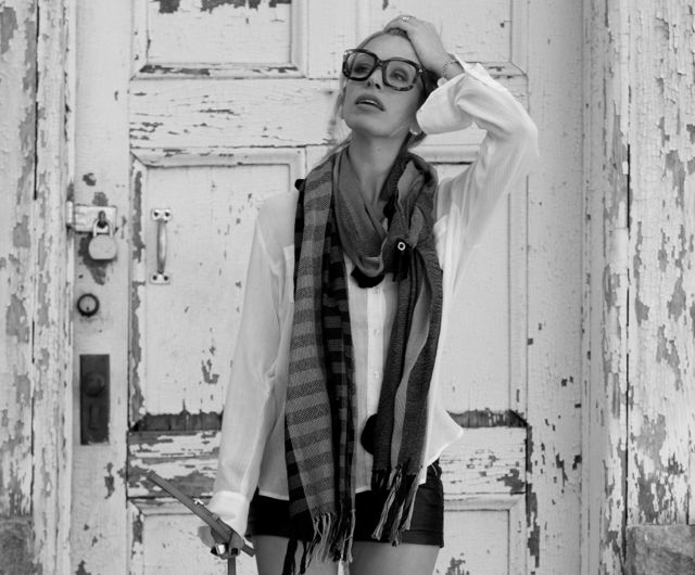leather scarf