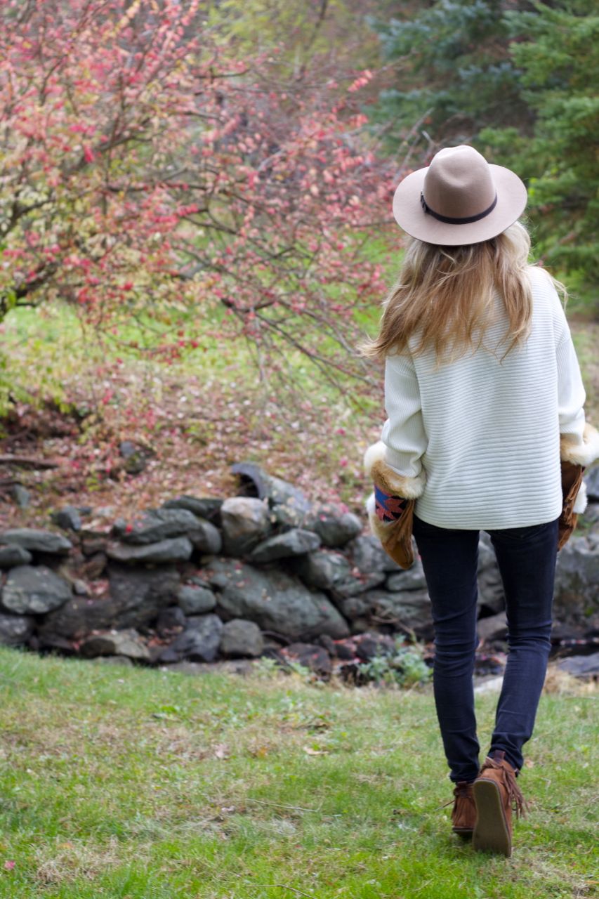white turtleneck