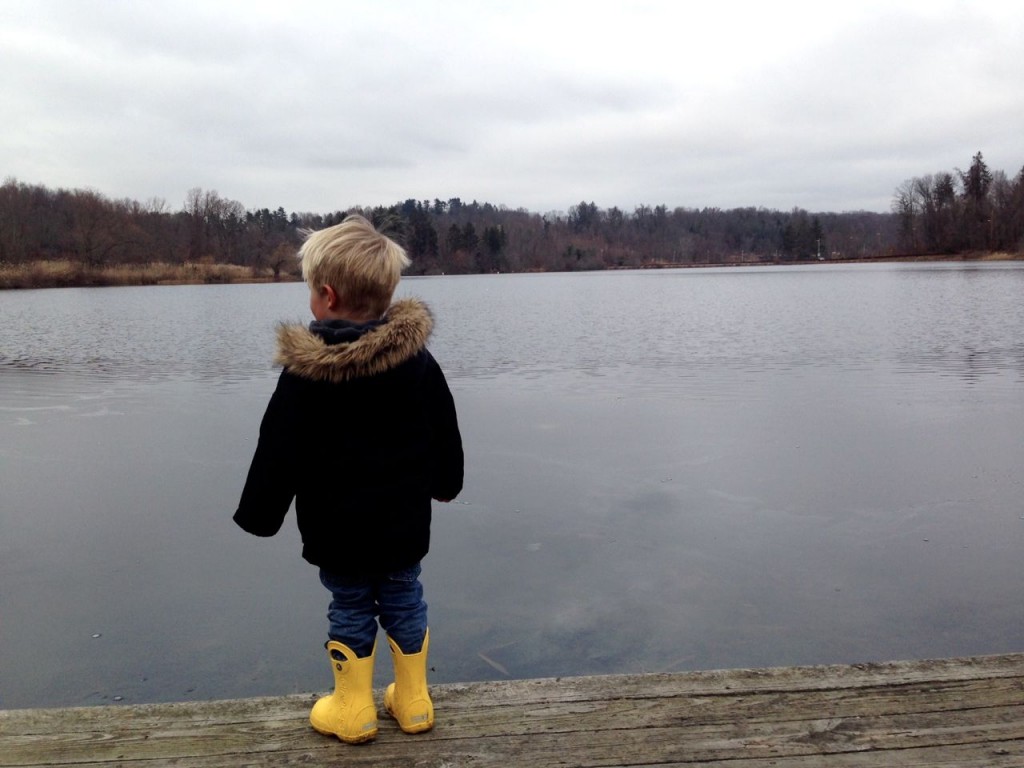 at the lake
