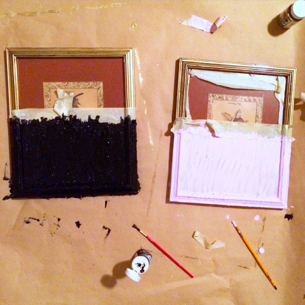 how to make dipped paintings