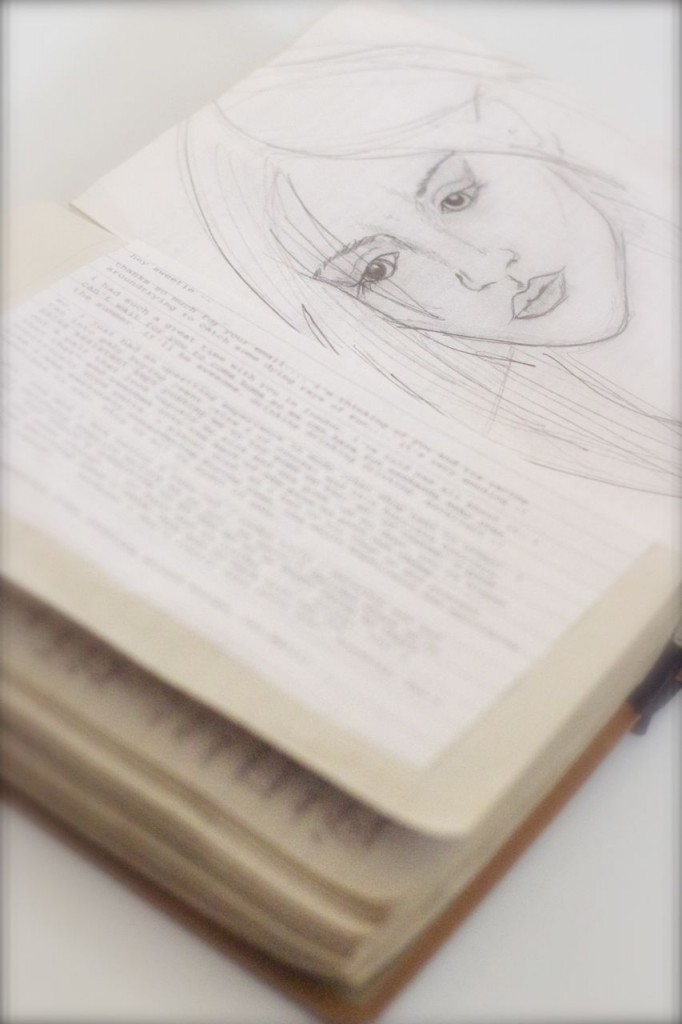 travel journal drawing