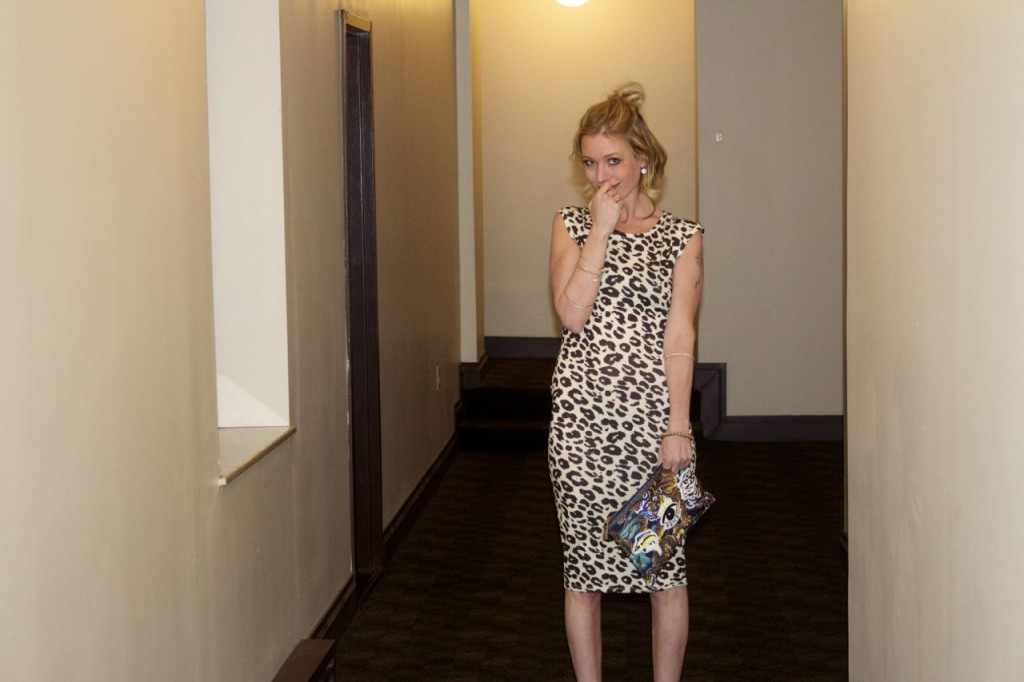 leopard midi