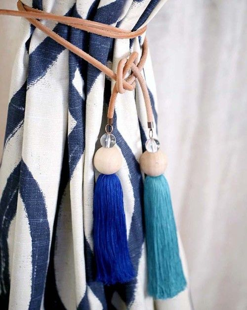 tassel curtain tieback