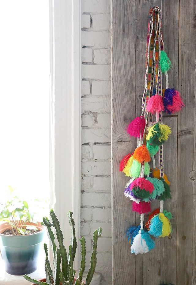 tassel wall hanging diy