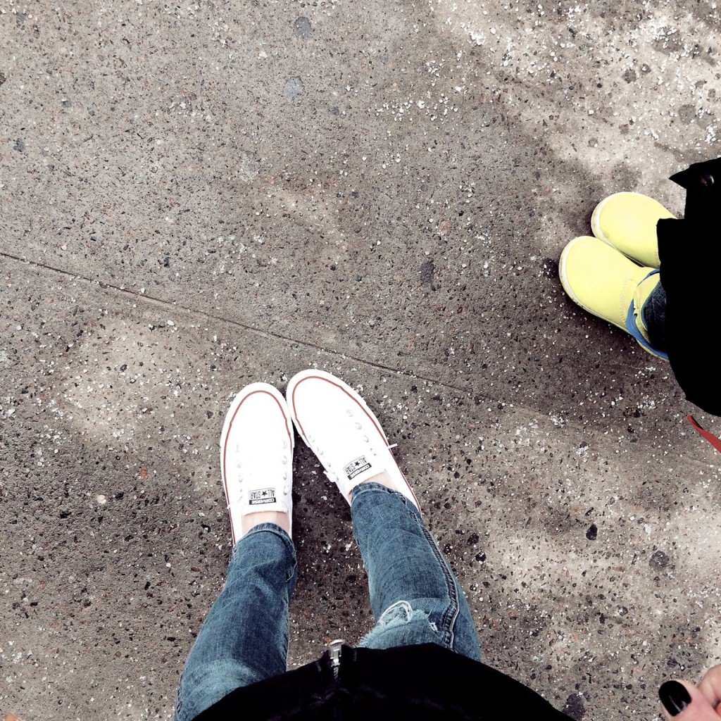 white converse sneakers
