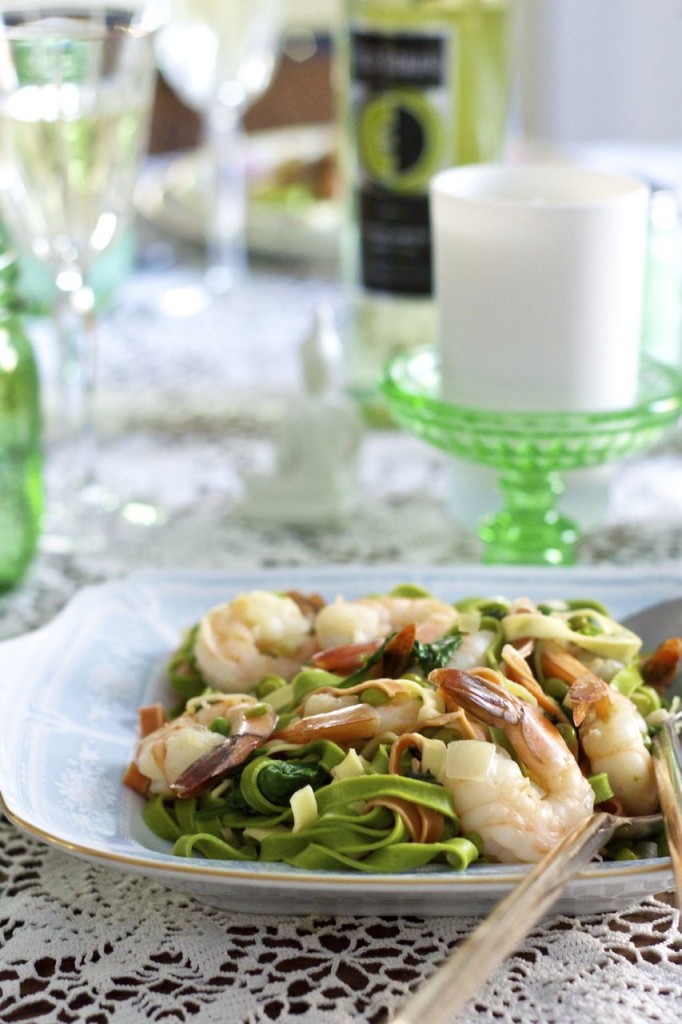 fettuccine shrimp