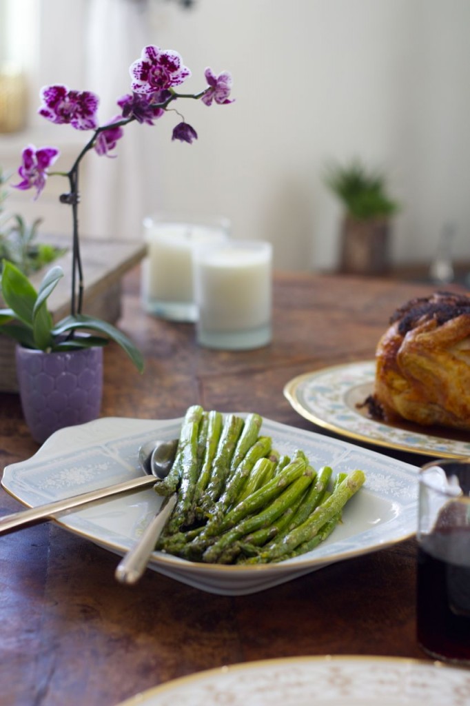 glazed asparagus