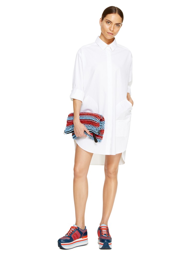 white shirt dress