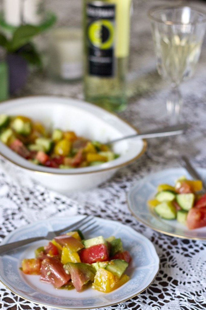 tomato cucumber salad