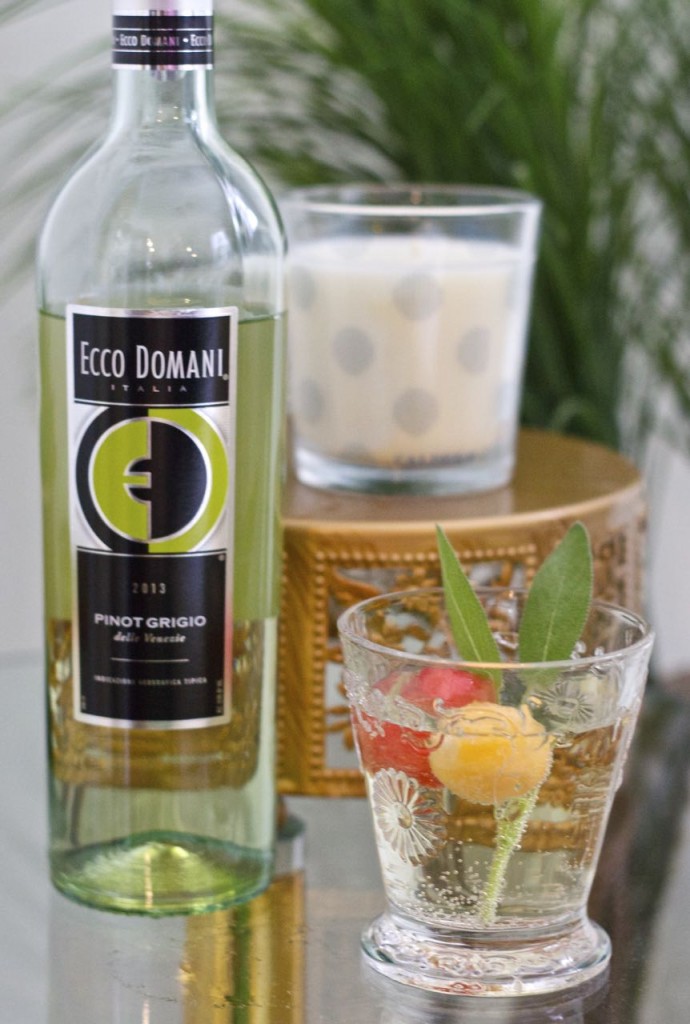 wine spritzer melon sage