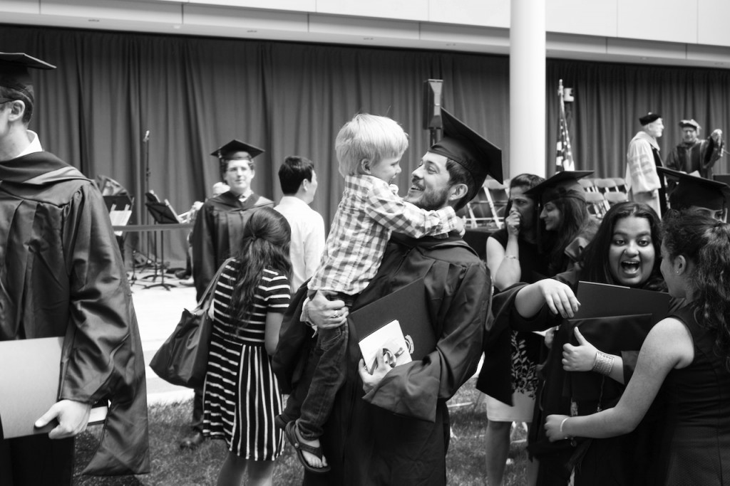 graduation father
