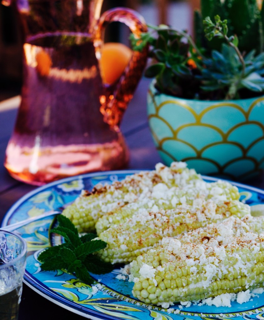 mexico city street corn paprika mayo cotija cheese