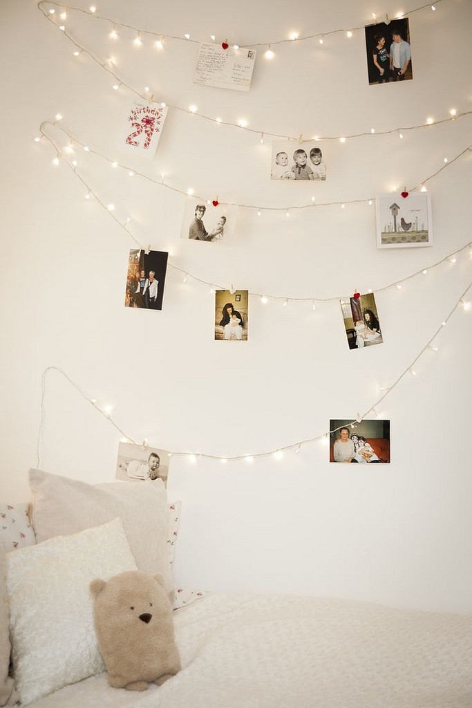 ways to use christmas string lights