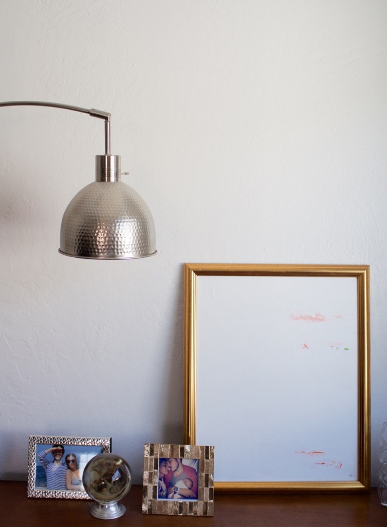 retro midcentury arc lamp