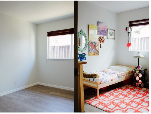 boy's bedroom before and after