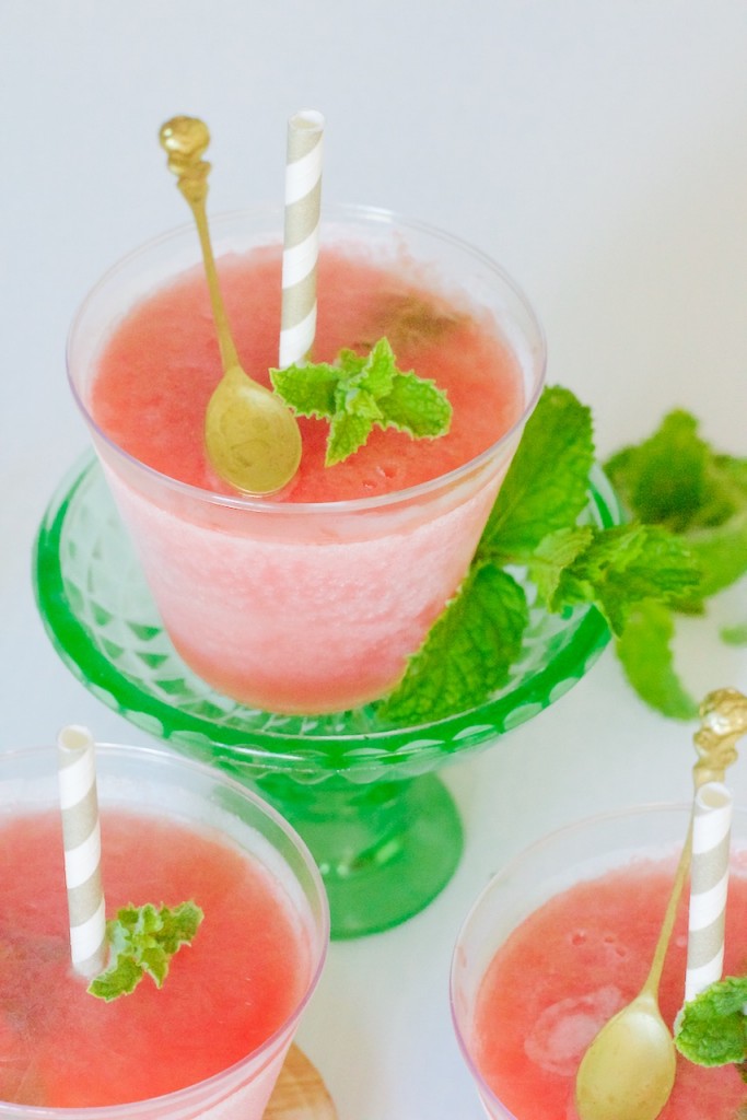 watermelon mint popsicles