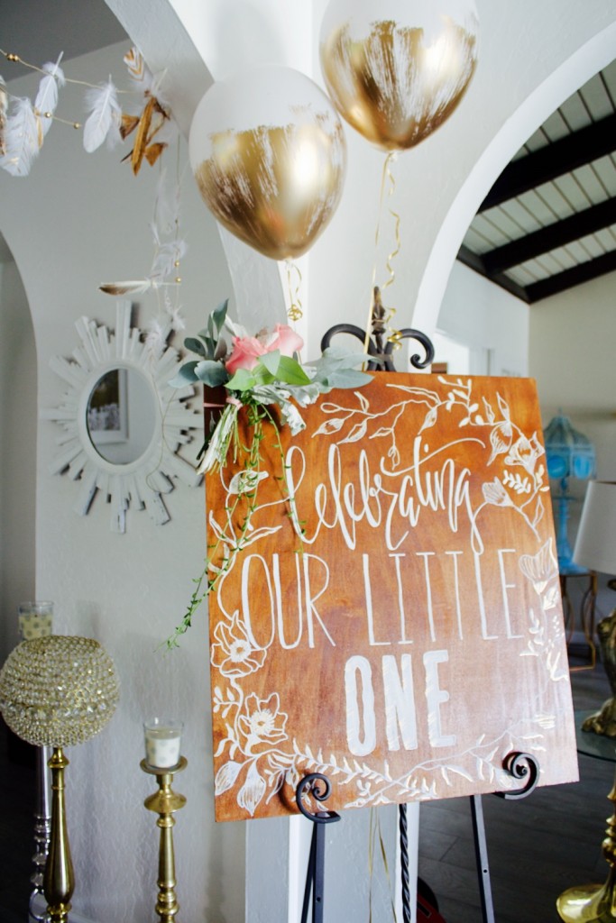first birthday party decor elegant