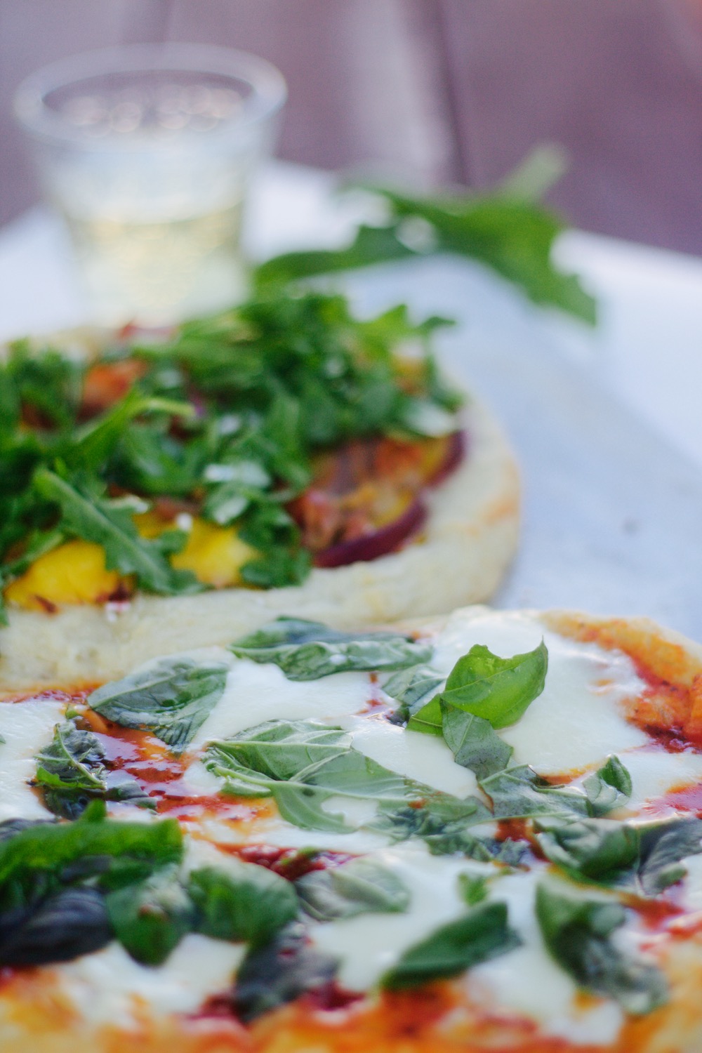homemade pizza tomato mozzarella