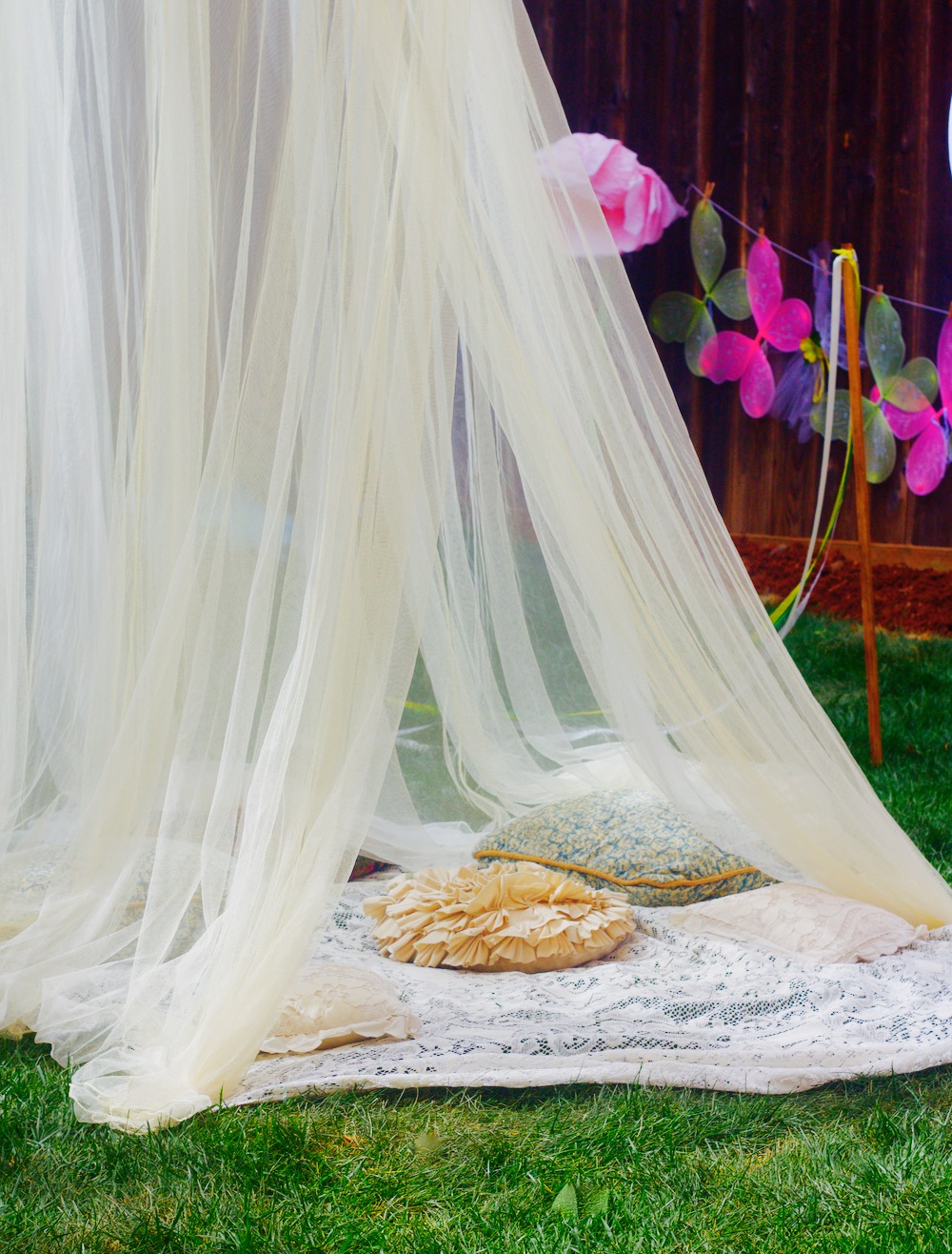 little girl fairy party decor