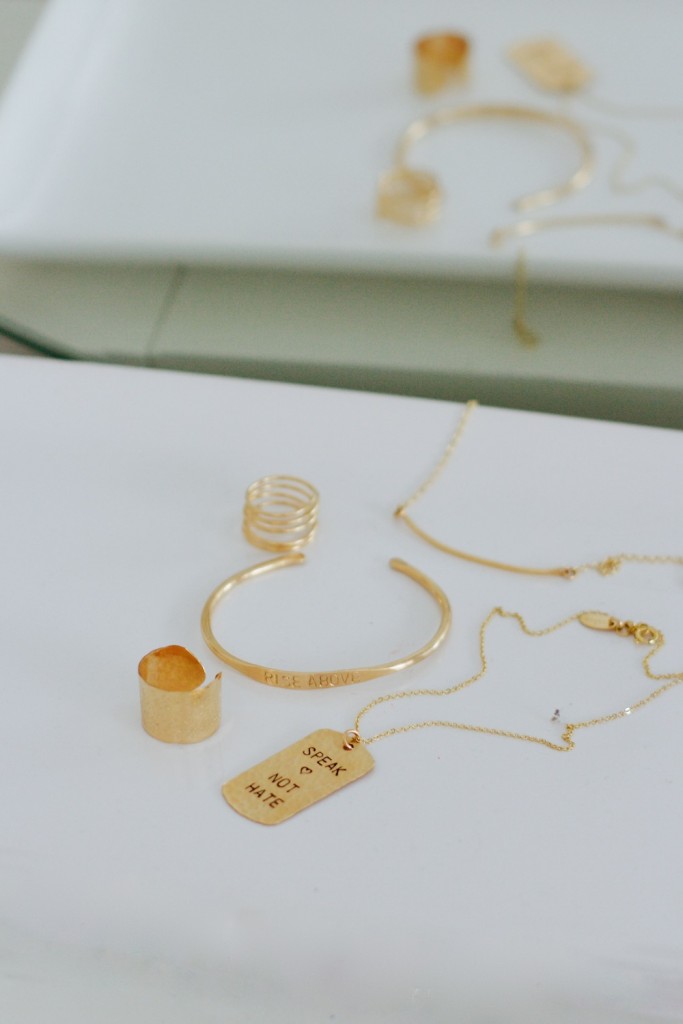 speak love not hate necklace