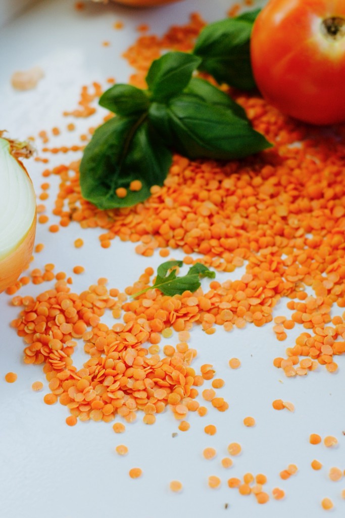 orange lentils