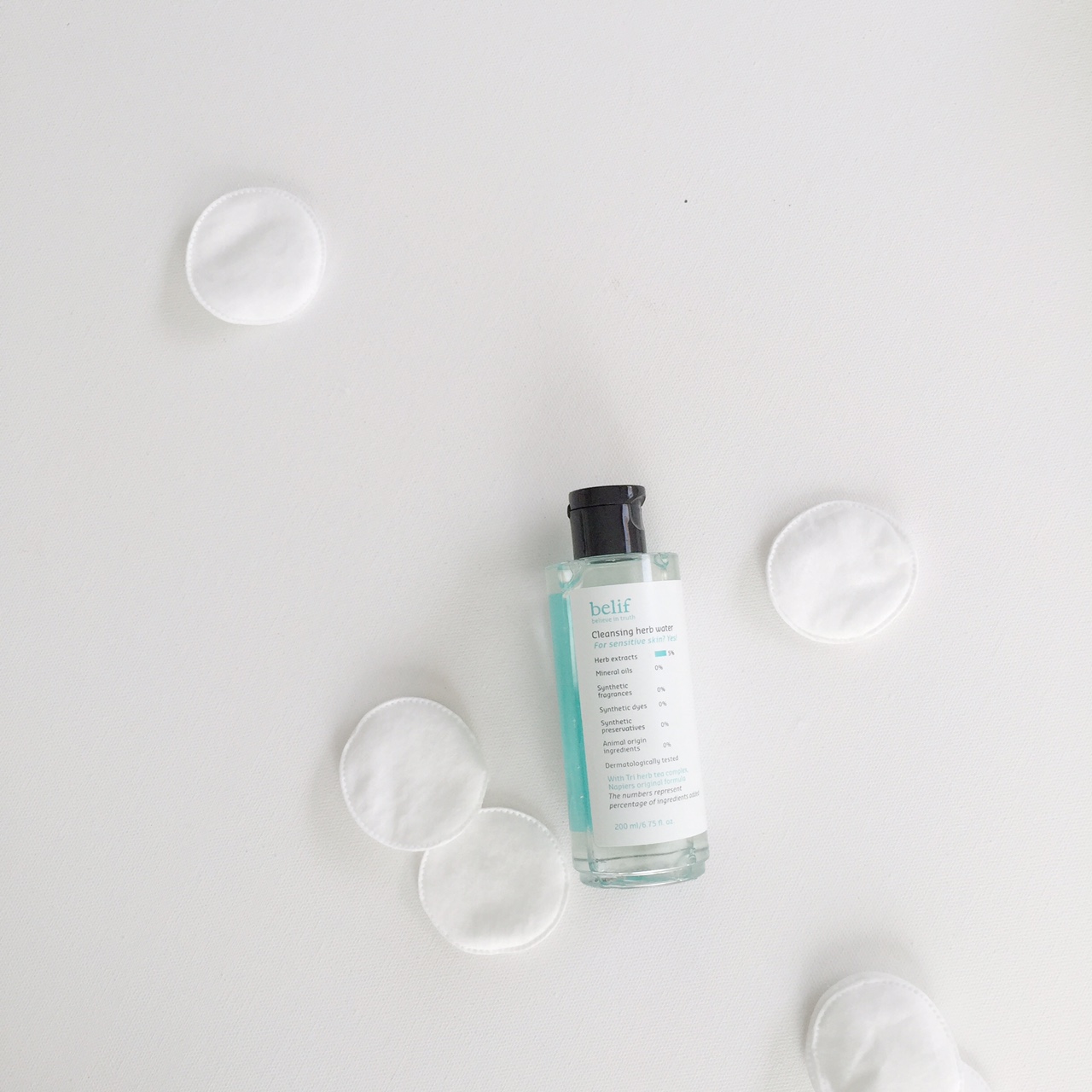 Belief's Cleansing Herb Water for moisturizing and cleansing